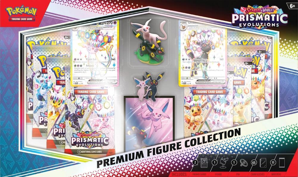 Pokemon Cards Prismatic Evolutions Premium Figure Collection