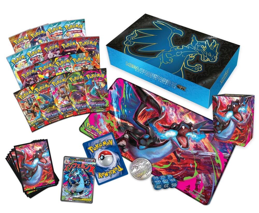 Pokemon Cards TCG Mega Charizard X ex Ultra Premium Collection