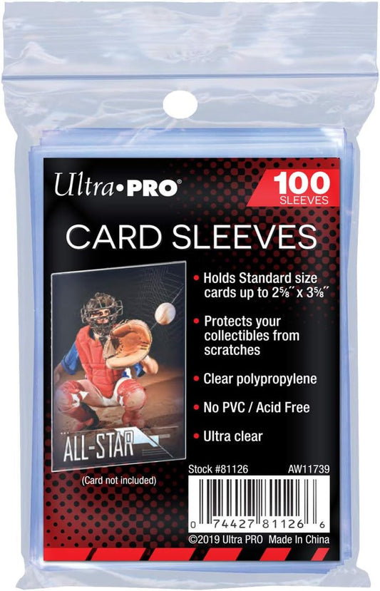 Ultra Pro Card Sleeves 100ct