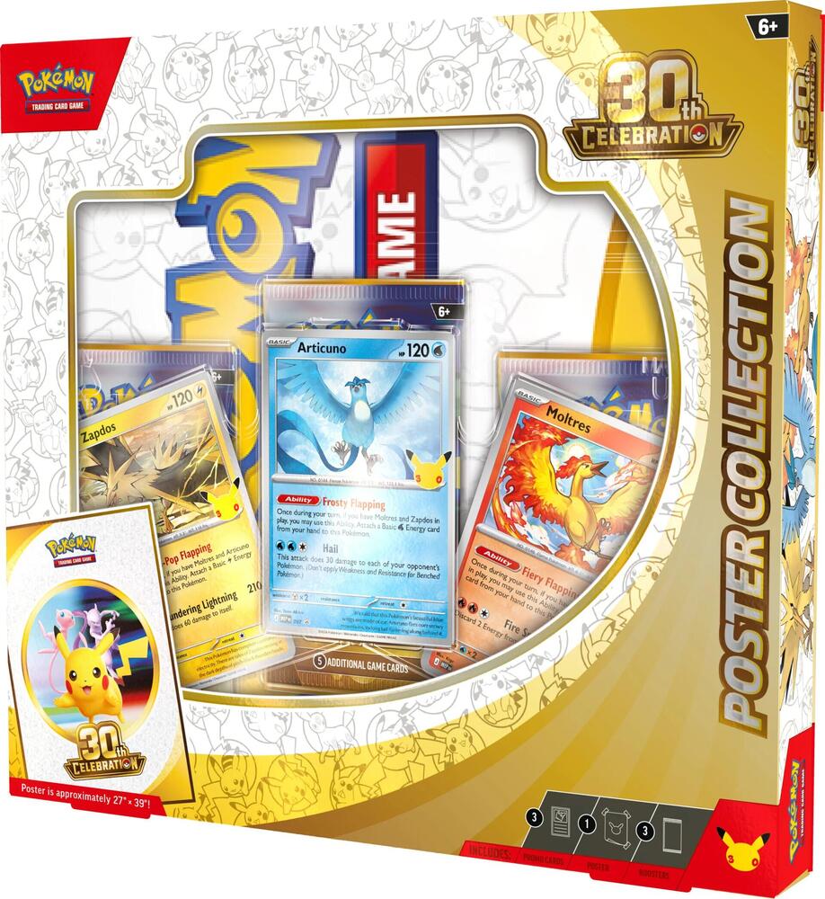 Pokemon Cards TCG 30th Celebration Poster Collection