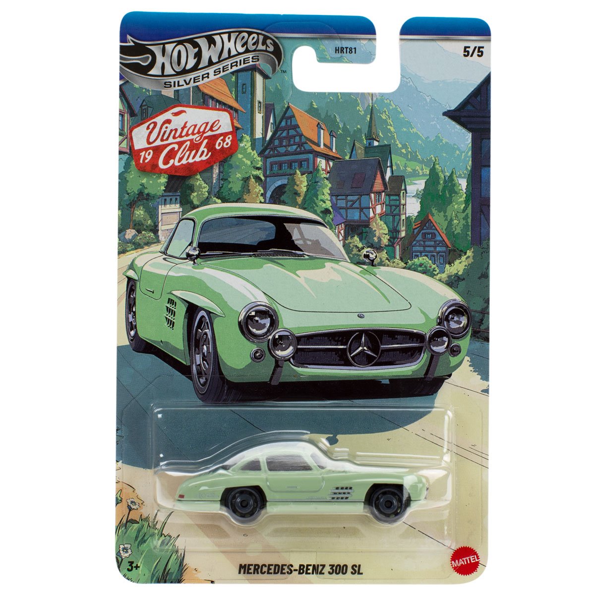 Mercedes-Benz 300 SL - Hot Wheels Silver Series Vintage Club National Icons