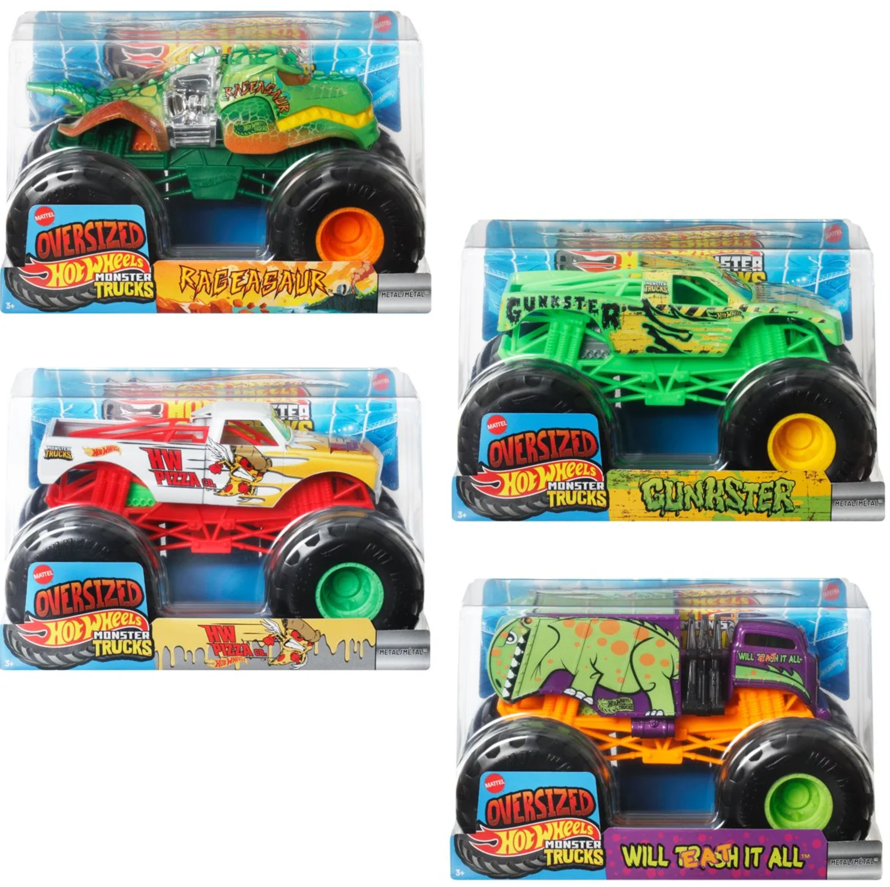 Hot Wheels Monster Trucks 1:24 Scale Vehicle 2026