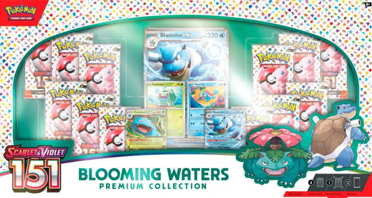 Pokemon Cards TCG: Blooming Waters 151 Premium Collection