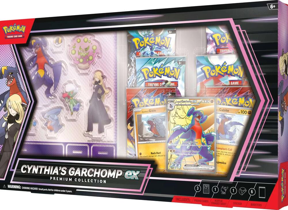Pokemon Cards Cynthia's Garchomp ex Premium Collection