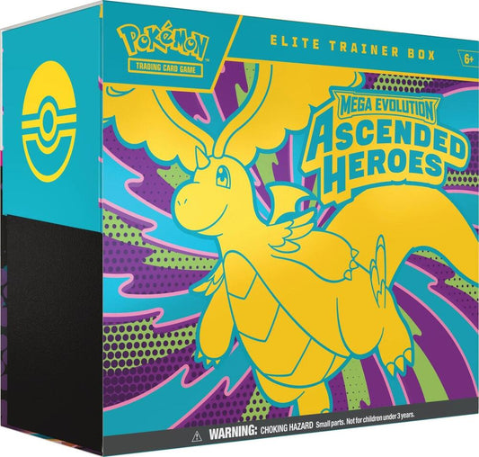 Pokemon Cards TCG Ascended Heroes Elite Trainer Box