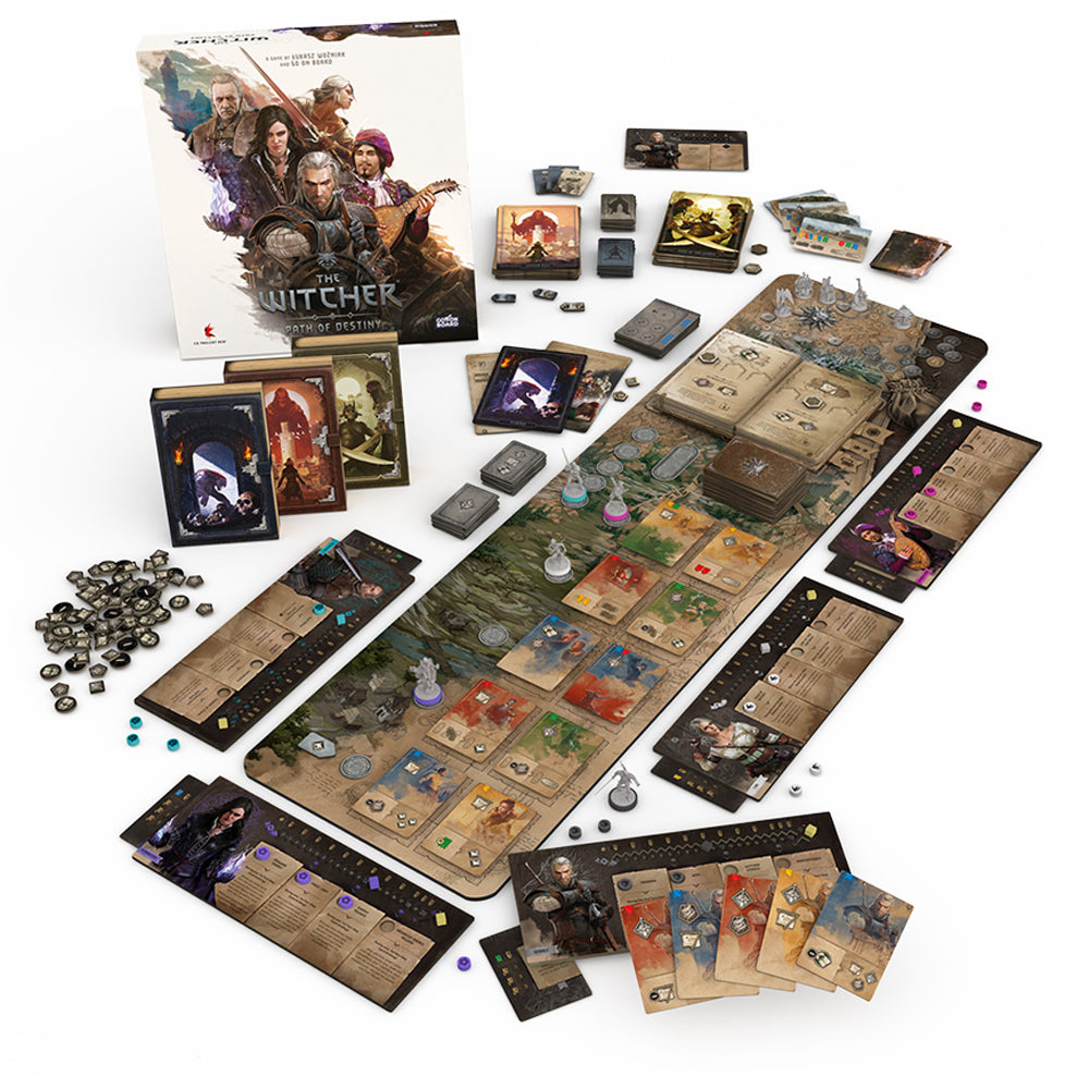 The Witcher: Path of Destiny Deluxe Edition - components
