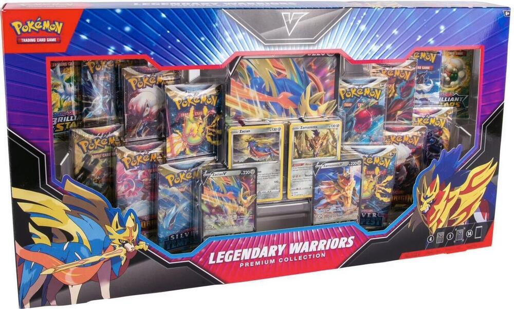 Pokemon Cards Sword and Shield Legendary Warriors Premium Collection