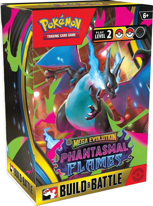 Pokemon Cards Phantasmal Flames Build & Battle Box