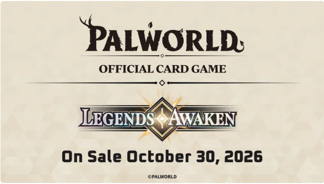 (Pre Order) Palworld Cards TCG Legends Awaken Booster Display
