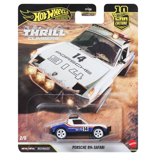 Hot Wheels Premium Thrill Climbers Porsche 914 Safari