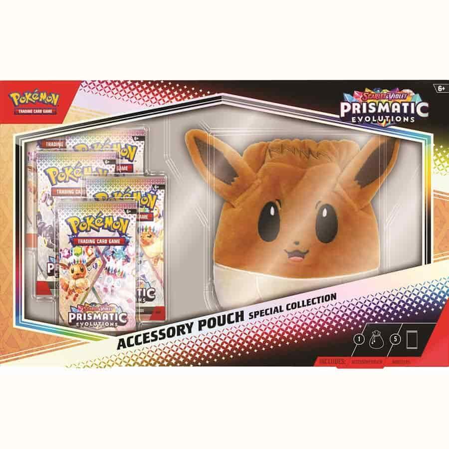 Pokemon Cards Prismatic Evolutions Accessory Pouch Special Collection