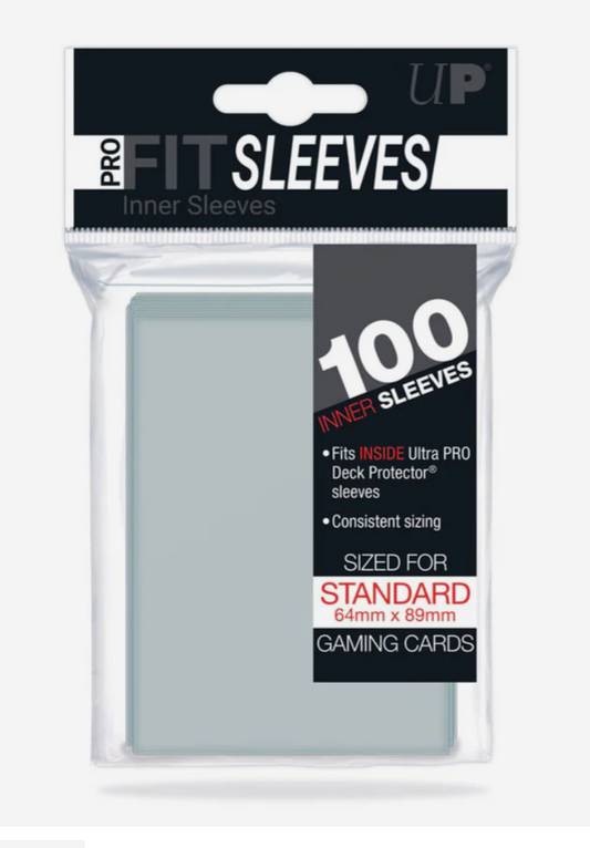 Ultra Pro 2.52" x 3.50"Pro-Fit Standard Size Inner Sleeves (100)