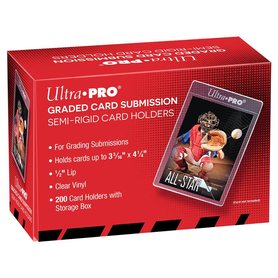 Ultra Pro 1/2" Lip Semi-Rigid Tall Card Holders (200ct)