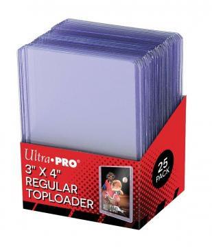 Ultra Pro Hard Toploaders: 3" X 4" Clear Regular (25ct)