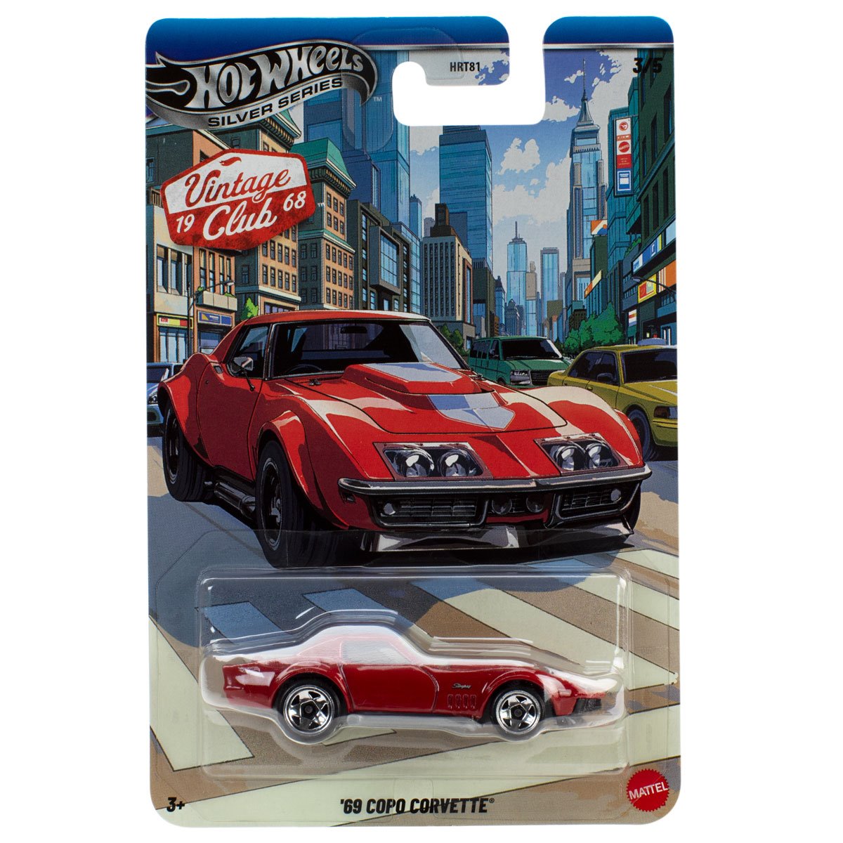 '69 COPO Corvette - Hot Wheels Silver Series Vintage Club National Icons