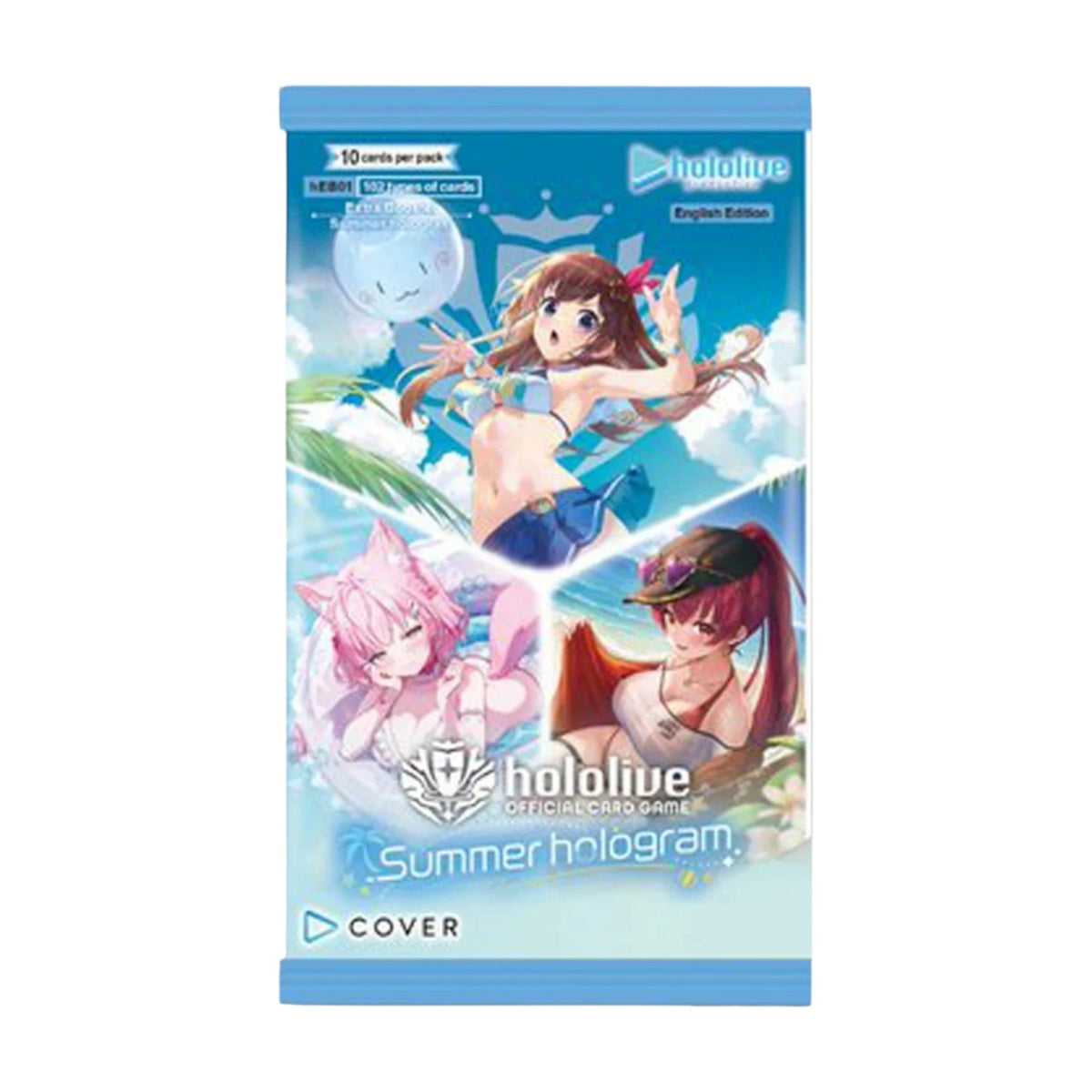 Hololive OCG English Summer Hologram booster pack