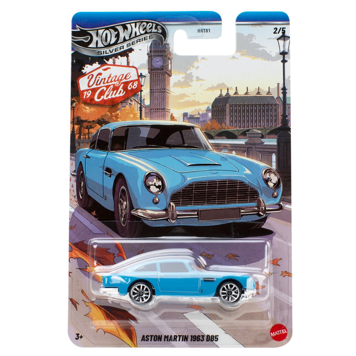 Aston Martin 1963 DB5 - Hot Wheels Silver Series Vintage Club National Icons