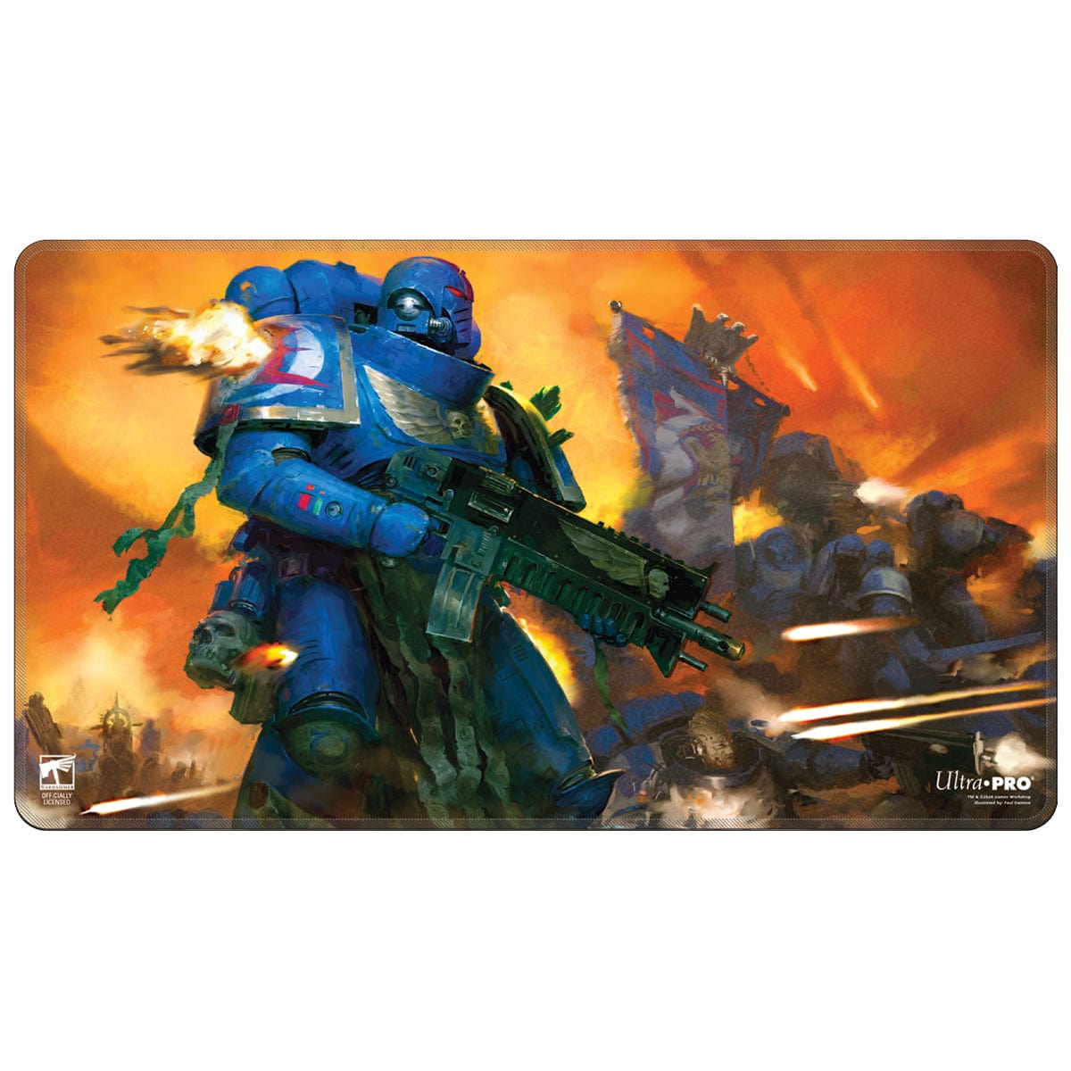 Ultra Pro Playmat Warhammer 40000 Space Marines Adeptus Astartes Stitched Edge