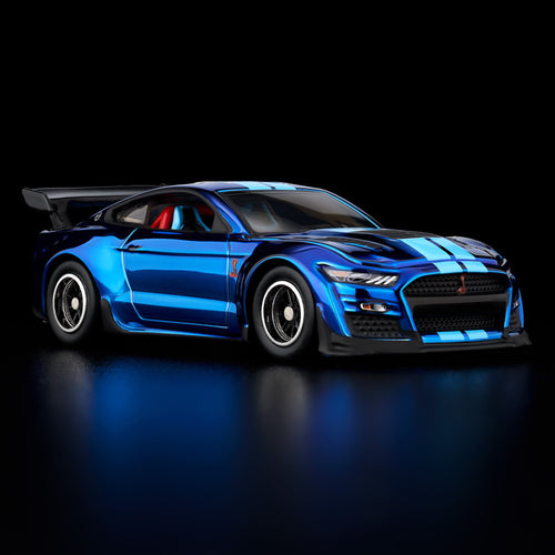 Hot Wheels RLC 2022 Ford Mustang Shelby GT500 Code Red - front three-quarter